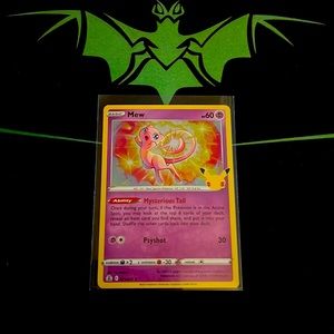 Celebrations Mew Holo Rare. 011/025